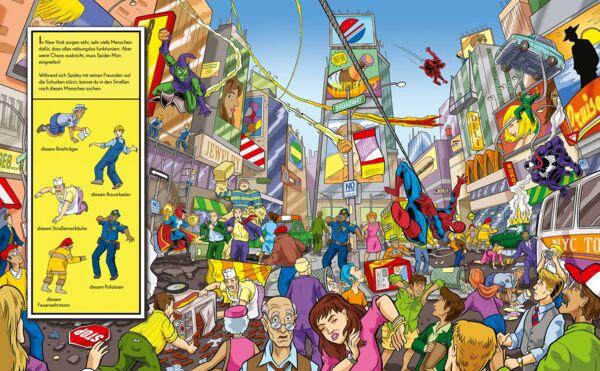 Produktbild Marvel Spidey und seine Super-Freunde - Verrückte Such-Bilder, gross - Wimmelbuch - Pappbilderbuch (Deutsch, Phoenix International Publications Germany GmbH, 2022)