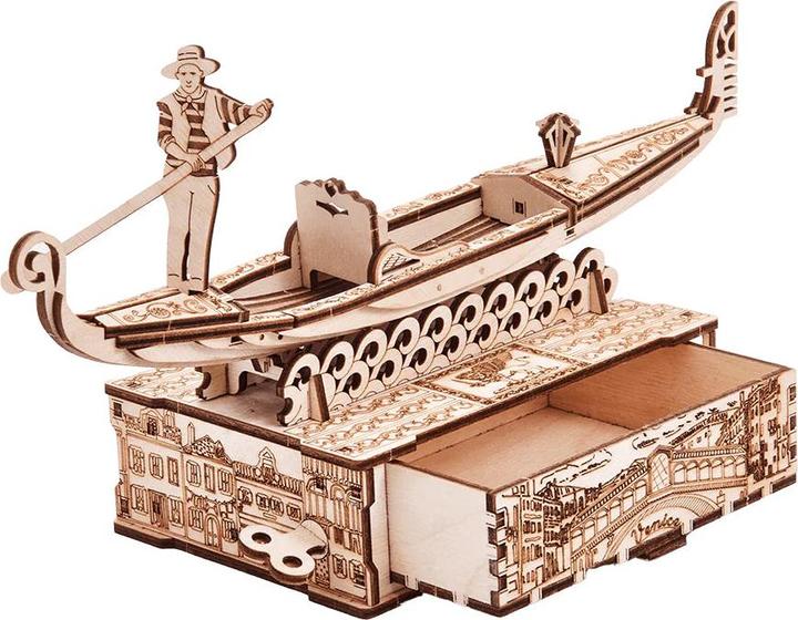 Actual product image Wood Trick Gondola - 3D wooden construction kit
