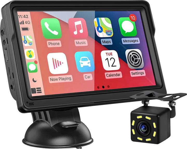 Immagine prodotto Avizar 7" Touchscreen CarPlay Kamera Display (Auto Android, Apple Carplay)