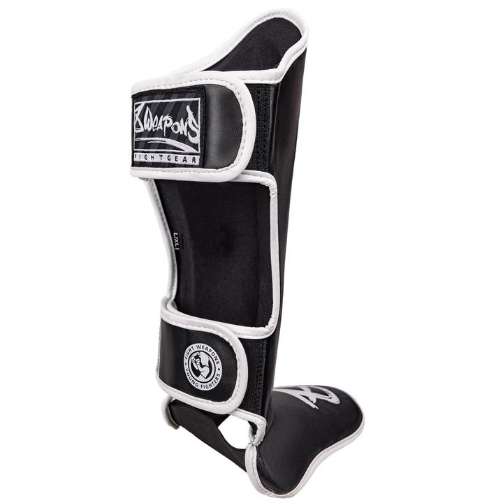 Actual product image 8Weapons Shin Guards, Kids, Unlimited 2.0, black-white, L/XL (L)