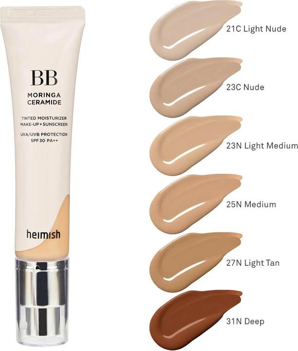 Actual product image Heimish Moringa Ceramide SPF 30 3N Deep (No.31N Deep)