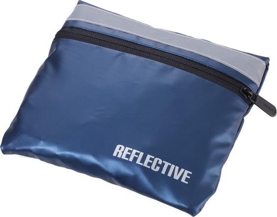 Actual product image Troika TRAVEL PACK REFLECTIVE foldable travel bag, glossy blue/grey (24 l)