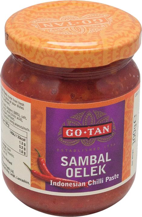 Image du produit Go-Tan Sambal Oelek (pâte de piment fort) 100g (180 g)