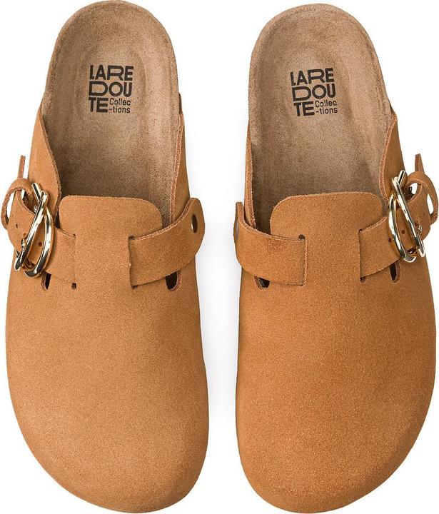 Image du produit La Redoute Collections Mules en cuir velours (36)