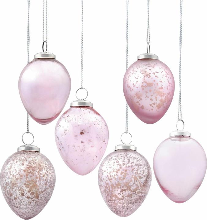 Actual product image Loberon Easter egg set of 6 Cataleya pink (6 -part)