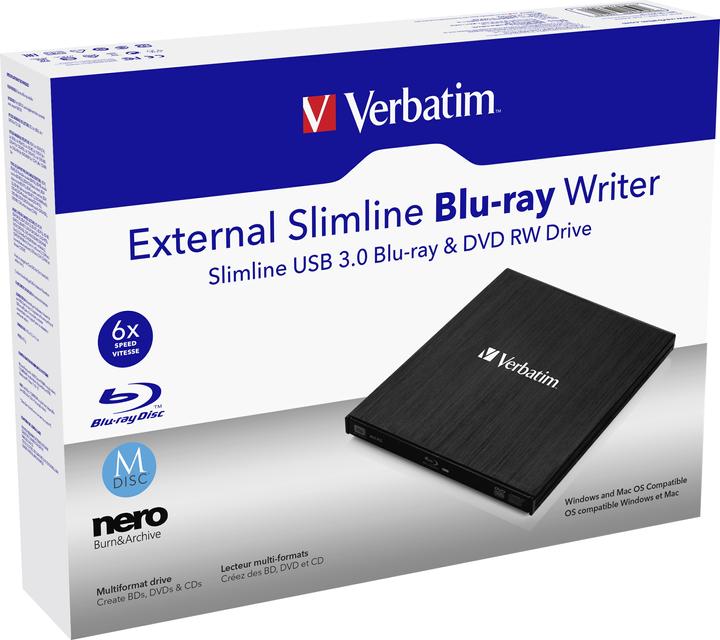 Actual product image Verbatim Slimline (Blu-ray drive)