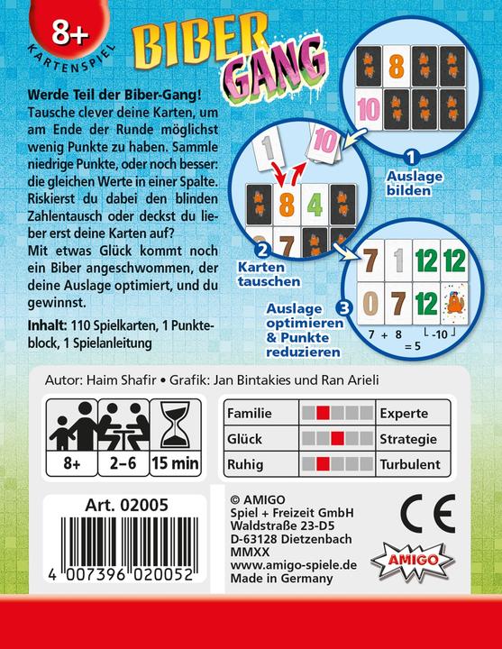 Actual product image Amigo Biber- Gang (German)