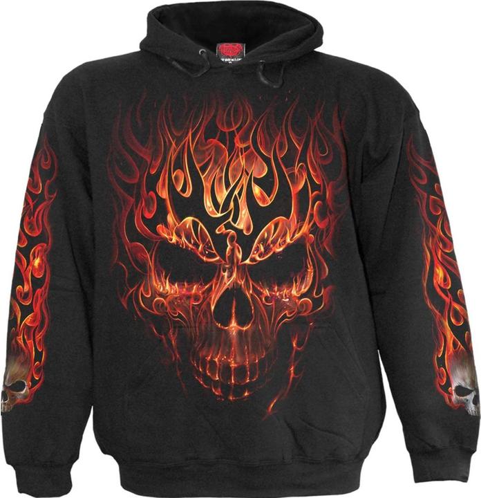 Actual product image Spiral Childrens/Kids Skull Blast Hoodie (XXL)