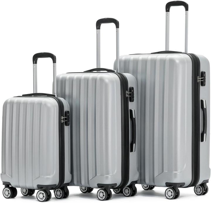 Actual product image Beibye 3-teiliges Reisekofferset 2080 (Hand luggage (up to 50 litres), M (50 - 90l), L (90 - 115l))