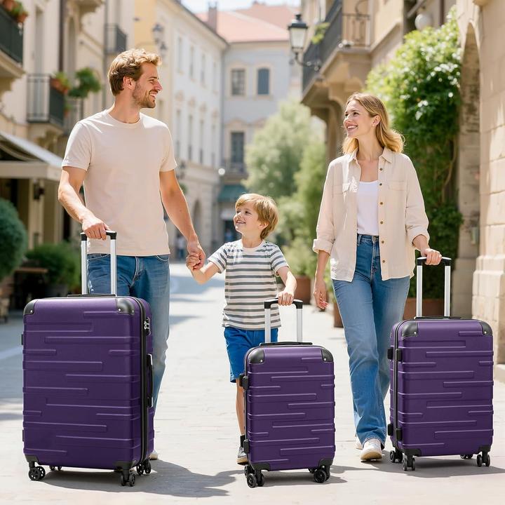 Produktbild Coolife Hartschalen-Koffer für Handgepäck (38 l, Handgepäck (bis 50l))