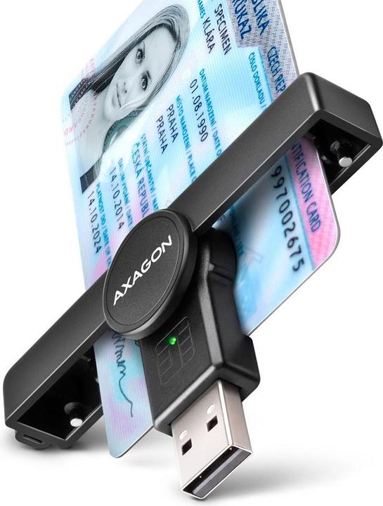 Image du produit Axagon CRE-SMPA USB Smart Card PocketReader (USB 2.0)