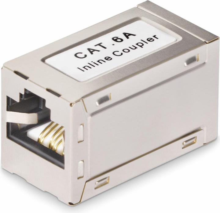 Immagine prodotto StarTech com Accoppiatore RJ45 schermato, accoppiatore Cat6a in linea, pinout da femmina a femmina ( (Accoppiamento di rete)
