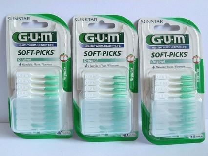 Produktbild GUM SUNSTAR 632 Borsten Soft Picks Regular (40 x)