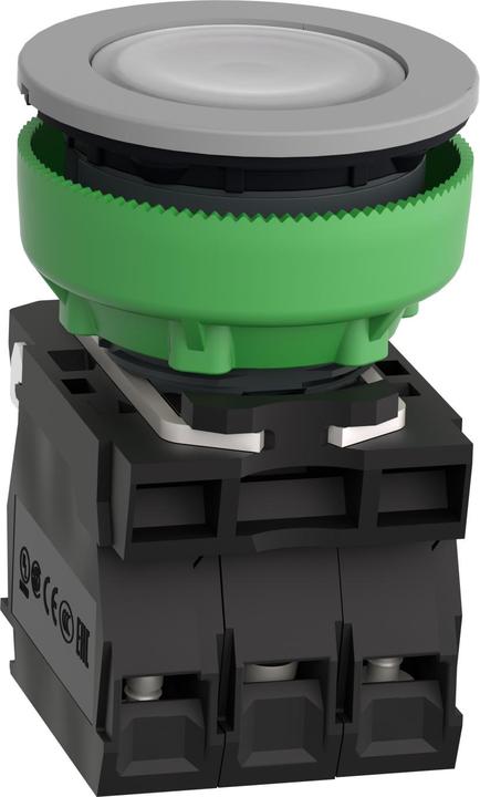 Actual product image Schneider Electric Illuminated pushbutton, compl., plastic, XB5FW31B5C0