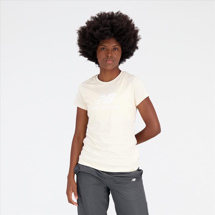 New Balance W Essentials Stacked Logo T-Shirt (S)