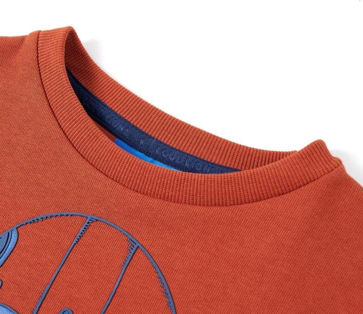 Produktbild VidaXL Kinder-Sweatshirt Rostbraun 116,Material: 92 % Baumwolle. 8 (116)