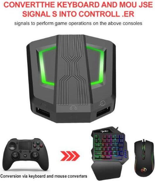 Produktbild MU Classic KVN Tastatur und Maus Converter (Xbox One X, Xbox One S, Switch, PS4, PS3, Xbox 360)