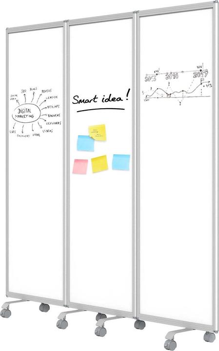 Produktbild Master of Boards Mobile Trennwand PRO (180 x 180 cm)