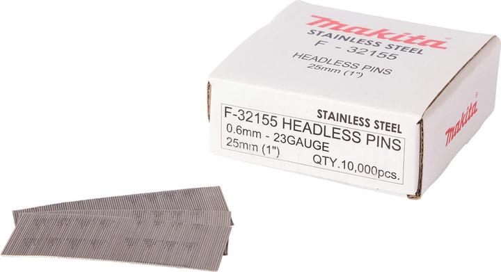 Actual product image Makita Pin 0.6x25mm INOX