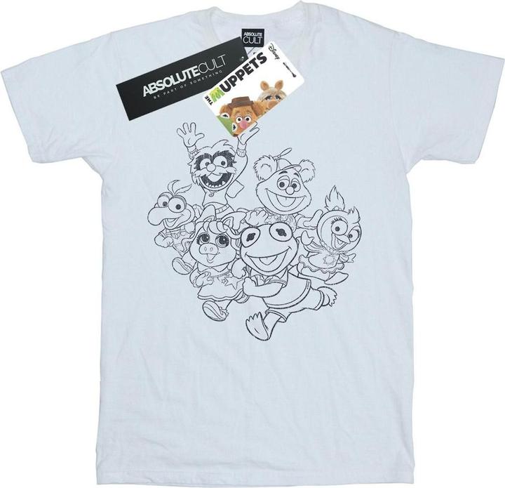 Immagine prodotto Disney The Muppets Muppet Babies Mono Group Maglietta Uomo (L)