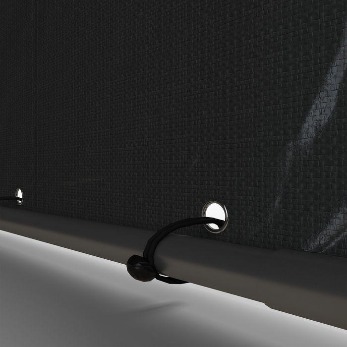 Produktbild Swisshandel24 Garagenzelt, 1,6x2,18x1,72m, grosse Tür, rostfreier Metallrahmen, 160x218x172 cm, Dunkelgrau (218 cm, 160 cm)