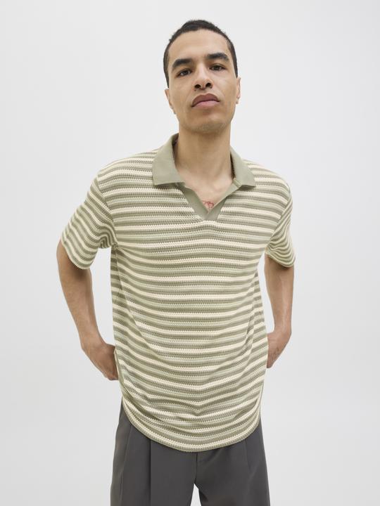 Produktbild Jack & Jones Gestreift Fly-Away Kragen Poloshirt Poloshirt (L)
