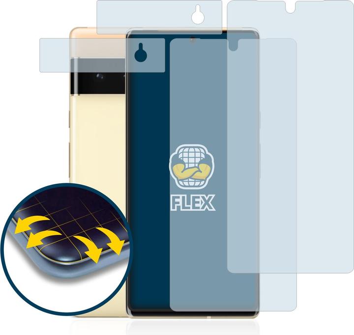 Produktbild BROTECT Full-Cover Displayschutz (2 Stück, Google Pixel 6 Pro)