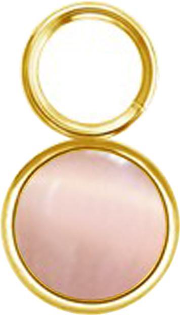Produktbild Star Piercing Anhänger vergoldet ein rose Katzenauge Stein (ohne Messing, Chirurgenstahl 316L, Mineralisch)
