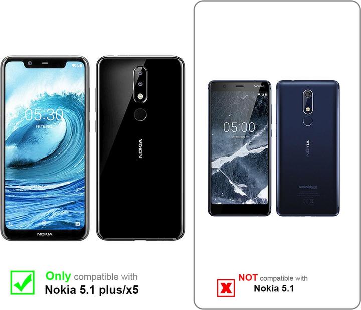 Image du produit Cadorabo Couverture look jeans Book (Nokia 5.1 Plus)