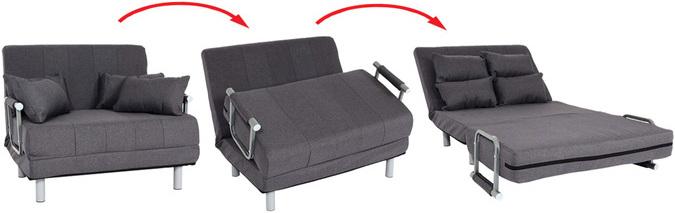 Image du produit Swisshandel24 Fauteuil-lit HWC-K29, fauteuil pliant Canapé-lit Lit d'appoint Fauteuil relax, surface de couchage