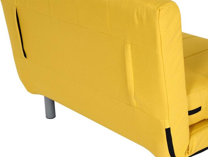 Actual product image Swisshandel24 Sleeping Chair HWC-K29, Folding Armchair Sleeping Sofa Guest Bed Relaxing Armchair, Lying Surface