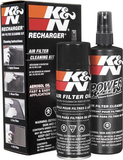 Produktbild K&N kit luftfilterreiniger schmiermittel