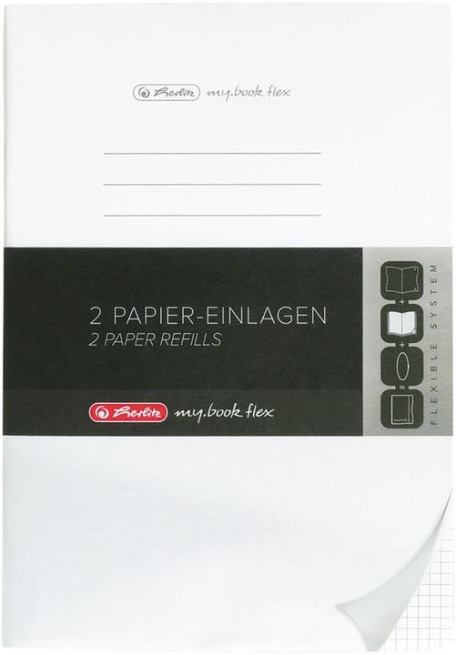 Herlitz Notizblock A5, Kariert, 2x40 Blatt (A5, Kariert, Weicher Einband)