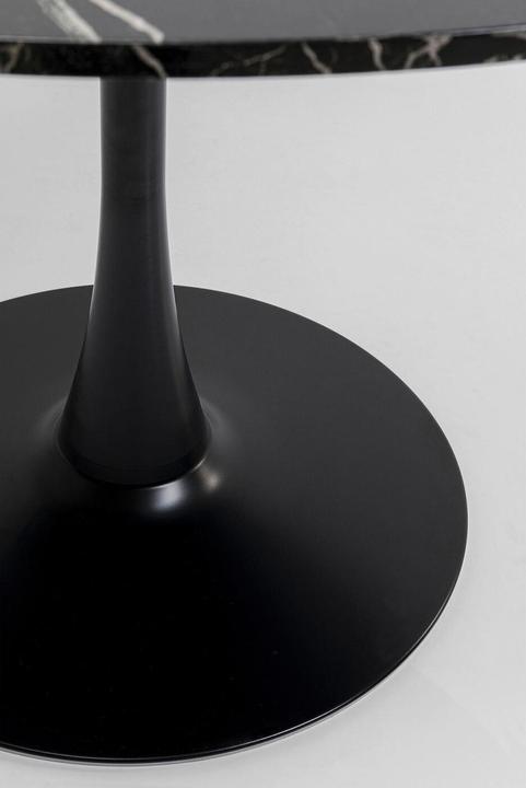 Produktbild Kare Design Tisch Schickeria Marmor Schwarz Ø110cm (110 x 110 x 74 cm)