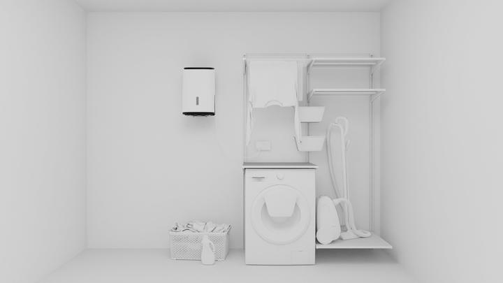 Actual product image Meaco Arete wall bracket