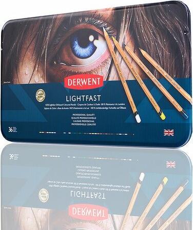 Image du produit Derwent Crayons de couleur Lightfast, 4 mm, multicolore, 36 pièces (Multicolore, 36 x)