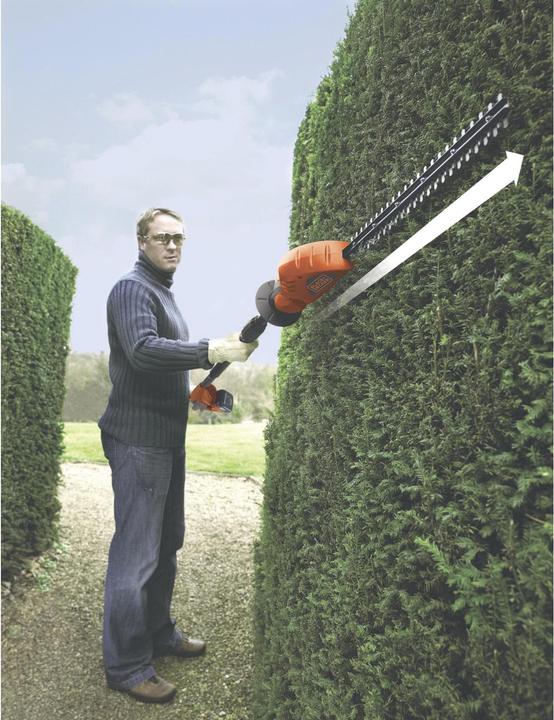 Actual product image Black & Decker Bar hedge trimmer (Cordless hedgecutters)