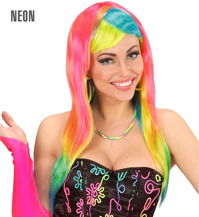 Immagine prodotto Magni Widmann 04407 - Parrucca neon fashion, colorata, carnevale, festa a tema
