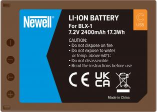 Produktbild Newell BLX-1 USB-C replacement battery for Olympus