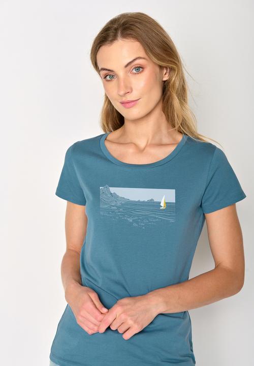 Produktbild Greenbomb Women's Nature Set Sail Loves T-Shirt (XL)