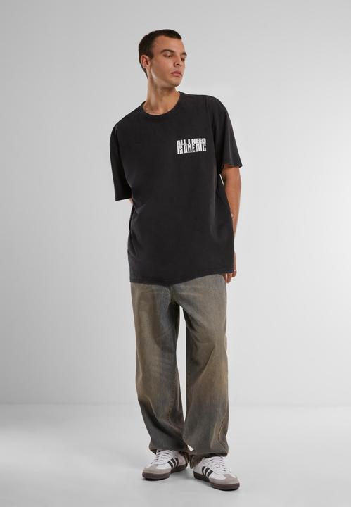 Actual product image Mister Tee Nas Stillmatic Acid Washed Oversize Tee - 89293 (S)