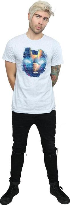 Produktbild Iron Man Distressed Head TShirt (XL)