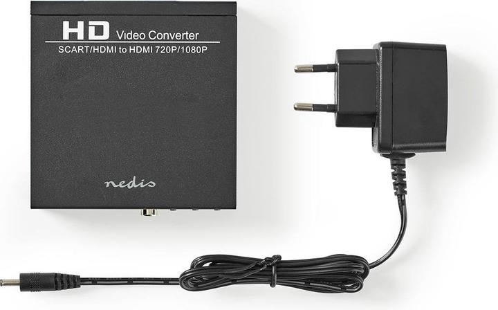Actual product image Nedis HDMI T Converter SCART socket HDMI output / 1x 3.5 mm audio out / 1x digital audio 1-way 108