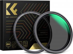 Produktbild K&F Concept Grauer einstellbarer Magnetfilter Nano-X MRC Fader ND2-32 - 72 mm (72 mm, ND- / Graufilter, 72 mm)