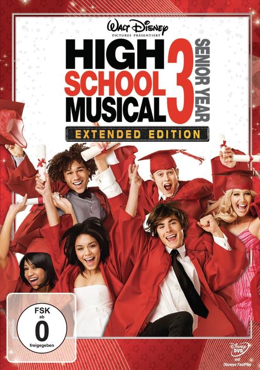 Image du produit High School Musical 3 (DVD, 2008, Anglais, Italien, Allemand)