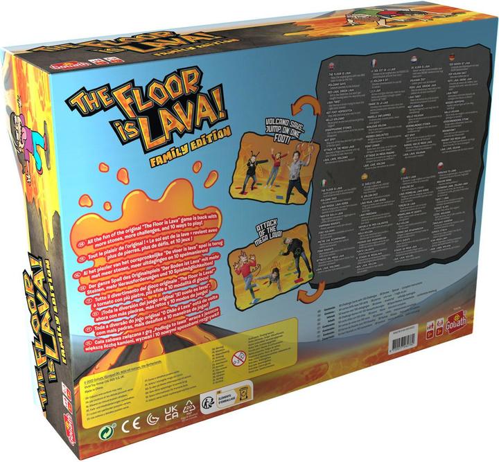 Actual product image Goliath Toys The Floor is a Lava (German, French, Italian, English)