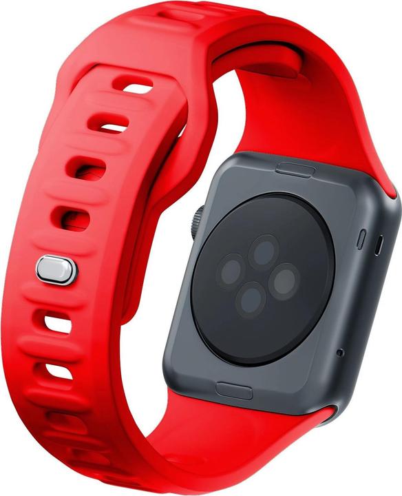 Produktbild 3MK Silicone Watch Strap czerwony/red dla Apple Watch 42/44/45/49mm (Silikon, Edelstahl, 3, 4, 9, Ultra)
