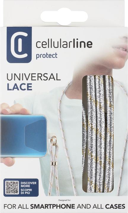 Immagine prodotto Cellularline Collana universale con cinturino in pizzo argento