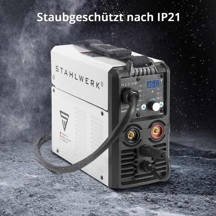 Produktbild Stahlwerk Schweissgerät MIG MAG 160 M IGBT 5 in 1 Kombigerät mit 160 Ampere
