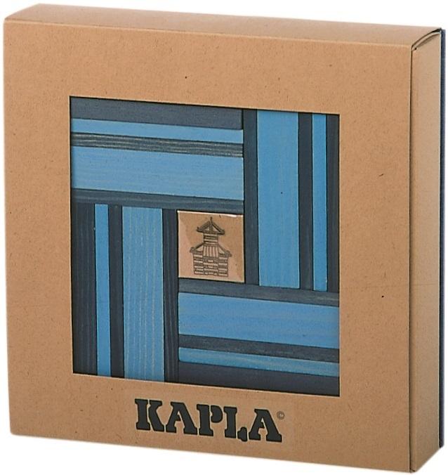 Produktbild Kapla Color blau-hellblau mit Buch